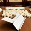 Foldable Mahjong Tile RackA Hands-Free Gaming Accessory (White) view 2