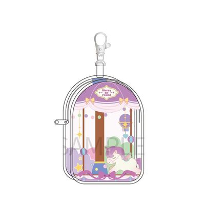 Tapioca Original Clear Pouch, MerryGo Land, Purple