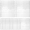 OKUMEYR 20 Sheets Pvc Stamp Collection Pages for Binder, Organizing Collectibles and Protecting from Damage and Dust, Suitable for Stamp and Coin Collecting view 1