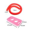 IEUDNS Toy Connect Joint Swim Noodles Training Aid Swimming Float Rafts Beginner Holder Suitable for Kids Pool Beach Garden, Red Pink view 3