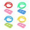 IEUDNS Toy Connect Joint Swim Noodles Training Aid Swimming Float Rafts Beginner Holder Suitable for Kids Pool Beach Garden, Red Pink view 4