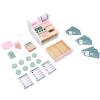 Wooden Toy Cash Register, Cash Register Toy Set with Scanner with Scanner view 2