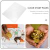 MAGICLULU Pvc Stamp Album Pages Organizing Collectibles 20 Sheets Standard 9 Hole Protective Sleeves for Paper Money and Coins Collecting for Collecting Hobby view 3