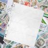 MAGICLULU Pvc Stamp Album Pages Organizing Collectibles 20 Sheets Standard 9 Hole Protective Sleeves for Paper Money and Coins Collecting for Collecting Hobby view 4