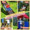 Beach Swing Set with Slide for Kids Backyard All-in-One Outdoor Playset view 3
