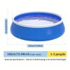 Adult Blowup Pool Foldable and Portable Inflatable Sofa Shaped Pool, Kiddie Pool Inflatable for Kids and Adults,Blue view 3