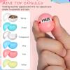 Operitacx 30pcs Vending Machine Capsules: 25mm Empty Prize Eggs for Gumball Claw Machine Plastic Christmas Candy Balls Refills Bingo Ball Replacements view 2