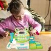 Kids Cash Register Pretend Play Calculator, Preschool Cashier view 2