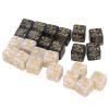 Aumotop D6 Dice Counters Acrylic Marble Set of 24 for Card Gaming Fun with Friends and Family view 1