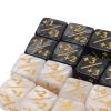 Aumotop D6 Dice Counters Acrylic Marble Set of 24 for Card Gaming Fun with Friends and Family view 2