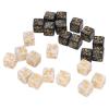 Aumotop D6 Dice Counters Acrylic Marble Set of 24 for Card Gaming Fun with Friends and Family view 3