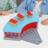 kowaku Train Station Garage Toy Train Shed House Train Building Accessories Railway Scene Prop Made of MDF and pp Material Suitable for Childrens view 4