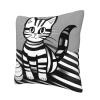 HYLBHD Play Ball Kitty All-Season Throw Pillowcases, Fabric Sofa and Interior Decorative Pillowcases, Soft and Fluffy Cushions. view 3