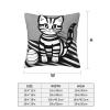 HYLBHD Play Ball Kitty All-Season Throw Pillowcases, Fabric Sofa and Interior Decorative Pillowcases, Soft and Fluffy Cushions. view 4