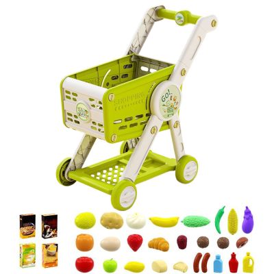 Toy Shopping Cart for 1-3 Kids Shopping Cart Trolley Play Set