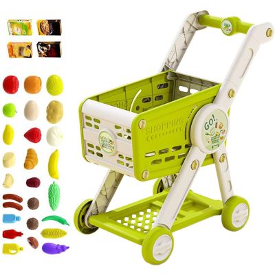 Kids Toy Shopping Cart Pretend Shopping Cart