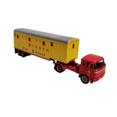 1:43 For Berliet TR12 Pinder Circus Tractor-Trailer Truck Model Removable