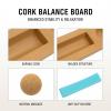 Cork Balance Board Set, Yoga Trainer, Physical Therapy Massage Roller, Half-Round Design, Includes Silicone Anti-Slip Strips, Portable, Space-Saving, Multifunctional Fitness Equipment view 2