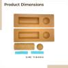 Cork Balance Board Set, Yoga Trainer, Physical Therapy Massage Roller, Half-Round Design, Includes Silicone Anti-Slip Strips, Portable, Space-Saving, Multifunctional Fitness Equipment view 4