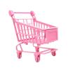 TTETTZ Mini Shopping Cart Toy Iron Supermarket Organizer Storage Handcart Utility Suitable for Collectors Kids Desktop 11x7.5x12cm view 1