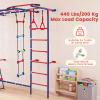 Olakids Toddler Climbing Toys Indoor, 8 in 1 Swedish Ladder Wall Gym view 4