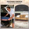 Soozier Poker Table Foldable, 72" Portable, 8 Players, 220 LBS, Blue view 3