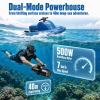 LADECNERHT Seated Inflatable Jet Boat for 1-2 Persons, for Motorboat Beginners 10AhThrusters view 2