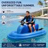 LADECNERHT Seated Inflatable Jet Boat for 1-2 Persons, for Motorboat Beginners 10AhThrusters view 3