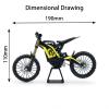 mkiqvix Electric Dirt Bike Finger Model Mini Motocross Motorcycle Model view 3
