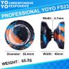 FS23 Finger Spin Yoyo - Professional Metal Trick Yo-yo, Responsive & Unresponsive Yo yo for Kids 8-12 & Adults, Dual Function Fingerspin Trick Yoyo with Strings & Accessories-Black Blue Orange view 3