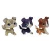 3pcs/Set Custom Flocked Pet Shop Toys Short Hair Cat Kitten Collie Great Dane Cocker Spaniel Dachshund Puppy Dog OOAK Compatible with LPS view 2
