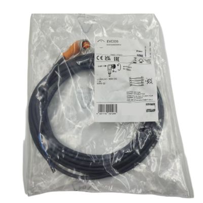 JHSLJCQS EVC005 Connector Socket, M12 5M Cable