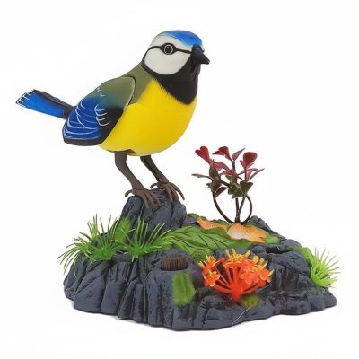 Ziociura Children Electronic Interactive Sound Activated Chirping Ornamental Pet Toy Singing Moving Suitable for Gift Giving Desk Decoration Home Decoration Office Decoration, Hl510f