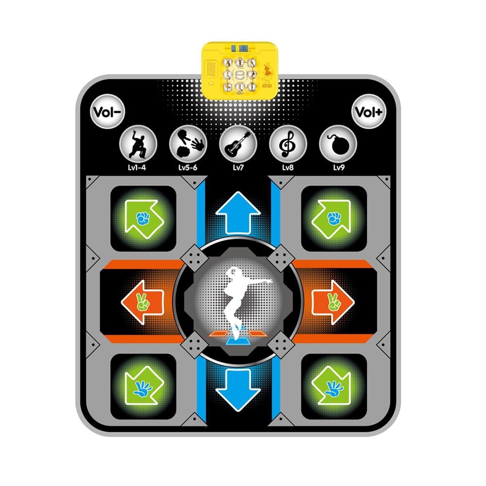 Daconovo Electronic Dance Mat Game Pad for Family Music Exercise (Arrow)