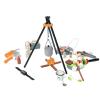 Gralara Campfire Playset Wooden Toy Grill Set Interactive Kids Camping Set for Young Children view 1