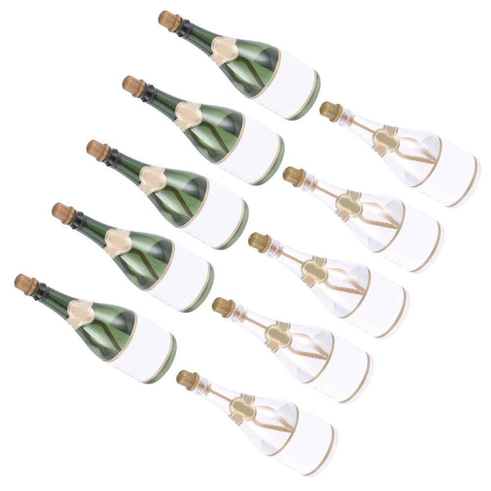 TOMETURE 12pcs Empty Bubble Bottles for Wedding Party Favors and Decorations, Creative Plastic Mini Bubble Containers for Wedding Showers and Celebrations