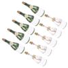 TOMETURE 12pcs Empty Bubble Bottles for Wedding Party Favors and Decorations, Creative Plastic Mini Bubble Containers for Wedding Showers and Celebrations view 1