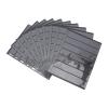 DEEPCRAFF 10pcs Stamp Collecting Albums with 7 Rows Plastic Stamp Pages Complete Transparency and Comfortable Touch Standard Size and Album Storage view 1
