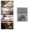 DEEPCRAFF 10pcs Stamp Collecting Albums with 7 Rows Plastic Stamp Pages Complete Transparency and Comfortable Touch Standard Size and Album Storage view 3
