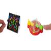 World's Smallest Lite-Brite & Hungry Hungry Hippos Mini Game Set of 2, Ages 8+ view 2