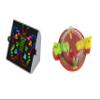 World's Smallest Lite-Brite & Hungry Hungry Hippos Mini Game Set of 2, Ages 8+ view 3