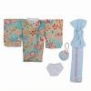JCRBILW Doll Kimono Costume Traditional Outfit Robe Layered Sash Material with Briefs Suitable for Display Play Styling Changes view 1