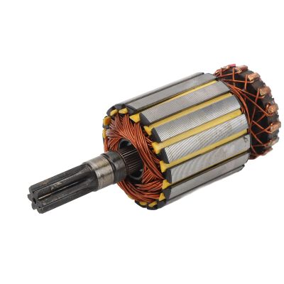 RiToEasysports DC12V Winch Motor Rotor, Metal ATV Winch Motor Rotor Replacement, 143mm Shaft, Easy Installation, for 3000lb 4X4 ATV, Repair Part for Off Road Recovery Use