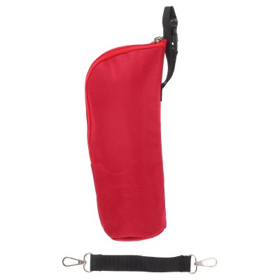 OKUMEYR Insulated Bottle Thermal Bag 350ml Portable Milk Bottle Storage Pouch with Polyester and Aluminum Material, Suitable for Hanging on Trolley or Storing in Backpack