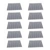COOLHIYA 10pcs Plastic Stamp Holder Pages with Seven Rows for Stamp Album Binder Comfortable Touch and Complete Transparency and Coin Album Storage view 1