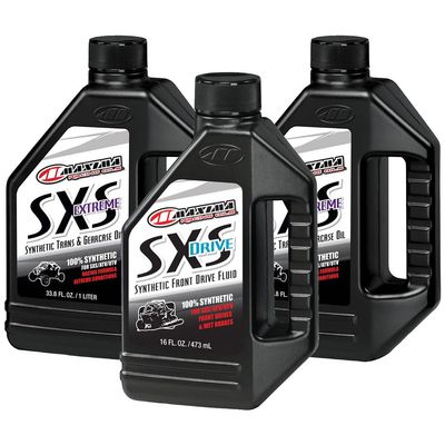 TUSK Drivetrain Oil Change Kit Compatible with Maxima Extreme Synthetic Oil for Polaris RZR XP Turbo EPS 2016-2021