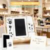 2026 New Ink Pad for Baby Handprints and Footprints Inkless Infant Hand & Foot Stamp Safe for Babies, Doesnt Touch Skin Perfect Family Memory or Gift Black Print Kit by view 4
