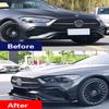 ERIDANUS Auto Accessories Fit for Mercedes-Benz CLE Coupe AMG 2024-2026 Front Bumper Lip Lower Chin Spoiler Splitter (Piano Black) ABS 3PCS view 2