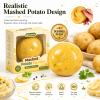 Mashed Potato Squishy, Crunchy Slushy Squishy Potato Stress Ball for Adult1 PCS view 2