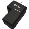 Giant Enter Pillow USB Plug and Play Desk Gadget, Soft Sponge Stress Reliever Cushion, Functional Large Button for Laptop Computer view 1